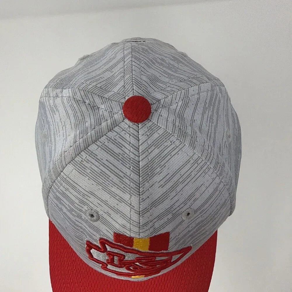 Kansas City Chiefs Youth New Era 9FORTY Gray Red NFL Snapback Hat